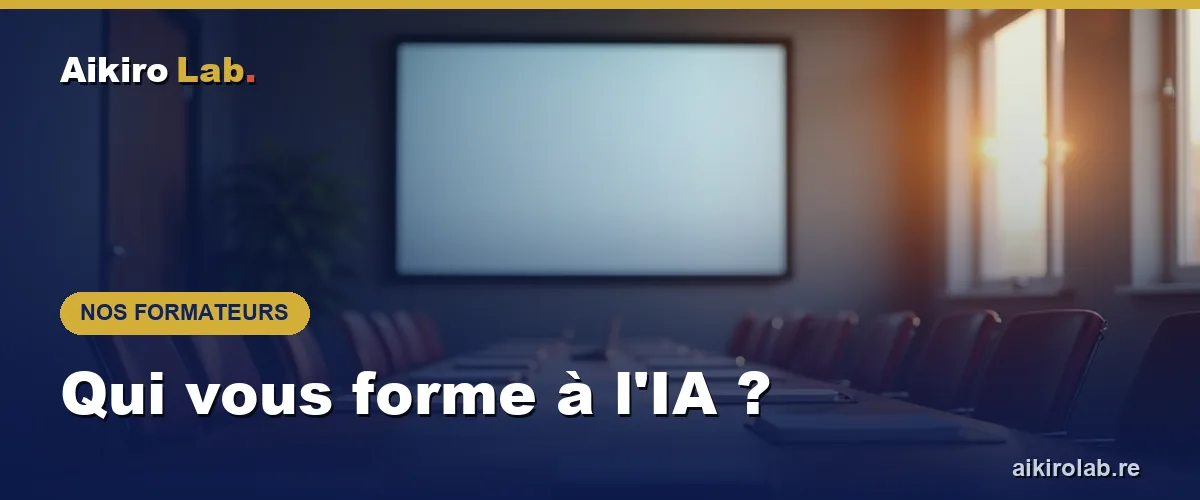 Qui vous forme à l'IA ? Deux formateurs professionnels pour adultes